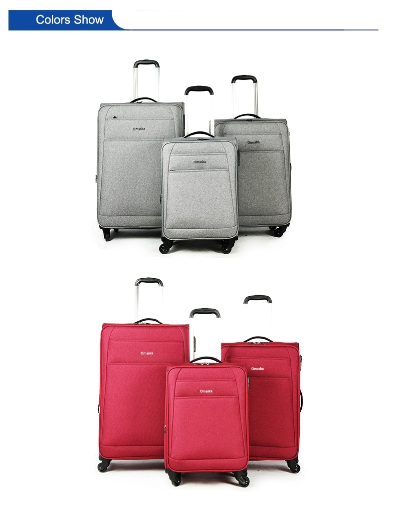 ferskillende kleur trolley bagage bags