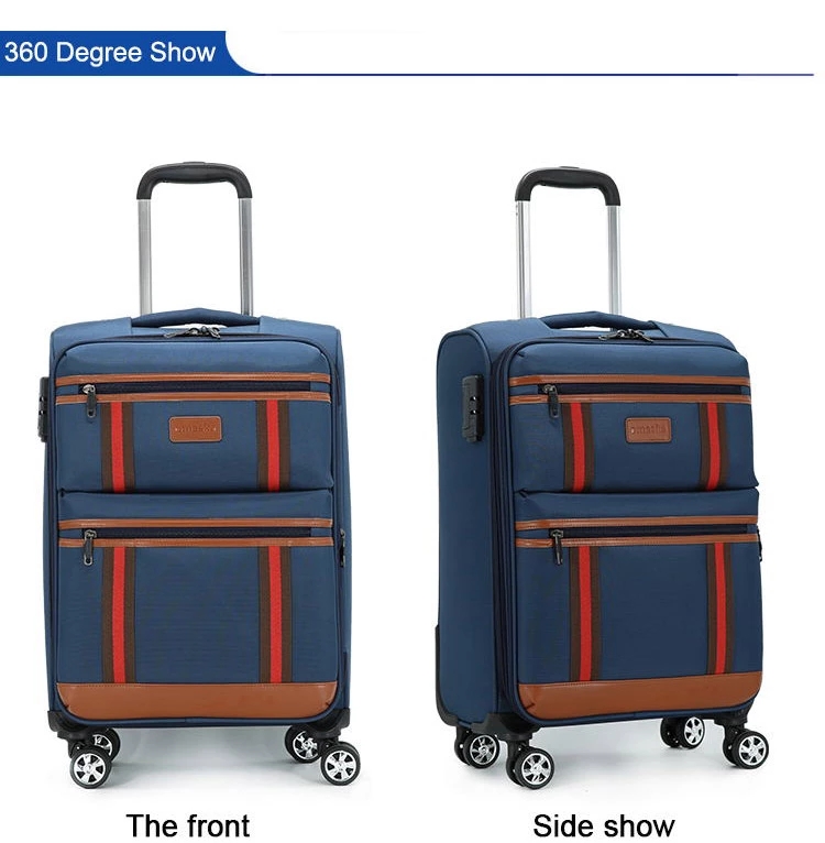 Prikaz od 360 stupnjeva jeftinih kompleta prtljage na 4 kotača